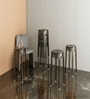 Acrylic Finish Grey Colur End Table (Set of 6)