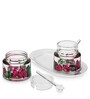 Pink  200 ml each Acrylic (Set of 2) Jars & Containers