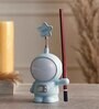 Action Space Astronaut Light Blue Pen Holder With Lights