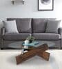 Durian Acton Solid Wood Coffee Table in Brown Finish