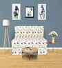 Acum 8 Inch Foam (72x72) In White Colour King Size Sofa Cum Foldable Mattress