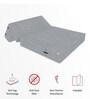 Acum 8 Inch Foam (72x48) In Grey Colour Queen Size Sofa Cum Foldable Mattress