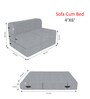 Acum 8 Inch Foam (72x48) In Grey Colour Queen Size Sofa Cum Foldable Mattress