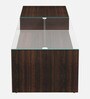 Acura Glass Coffee Table in Wenge Colour,