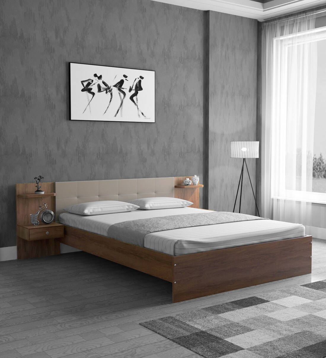 pepperfry cots king size