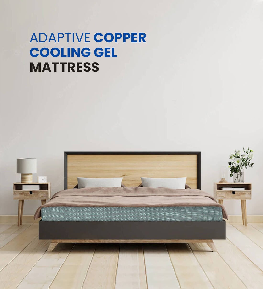 Buy Adaptive Copper Cooling Gel 5 Inches King Size Mattress by