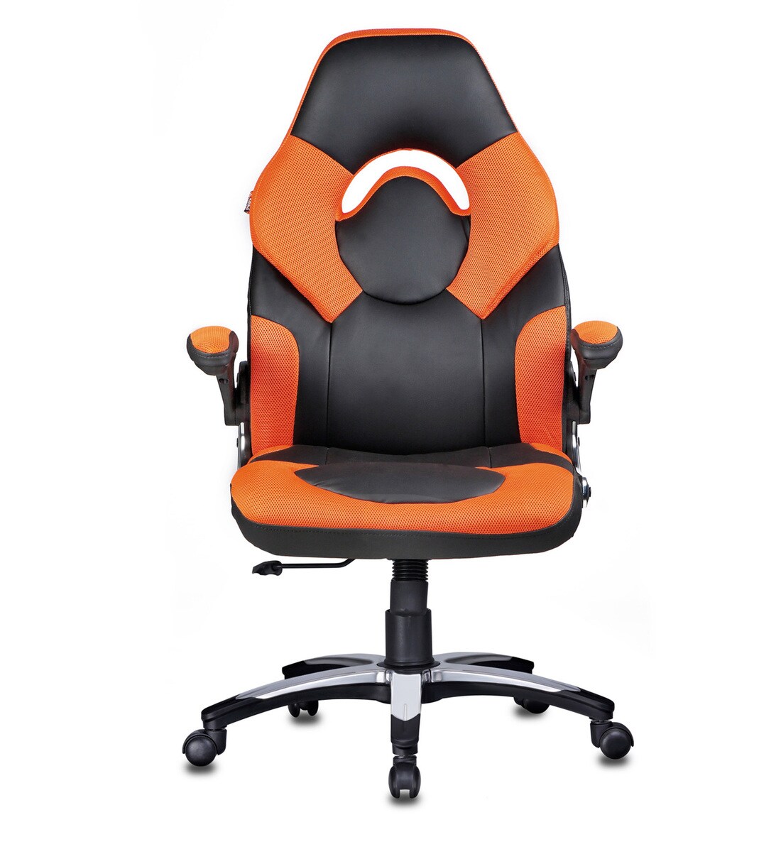 Buy Elegant Designer Gaming Chair In Orange Colour by Adiko Systems