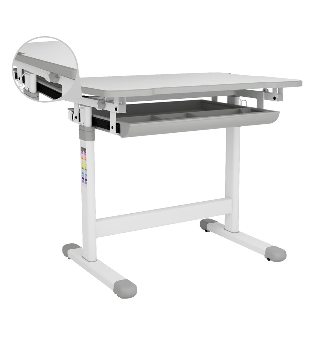 Buy Adjustable Study Table & Ergonomic Chair Set with Auto Height Lock