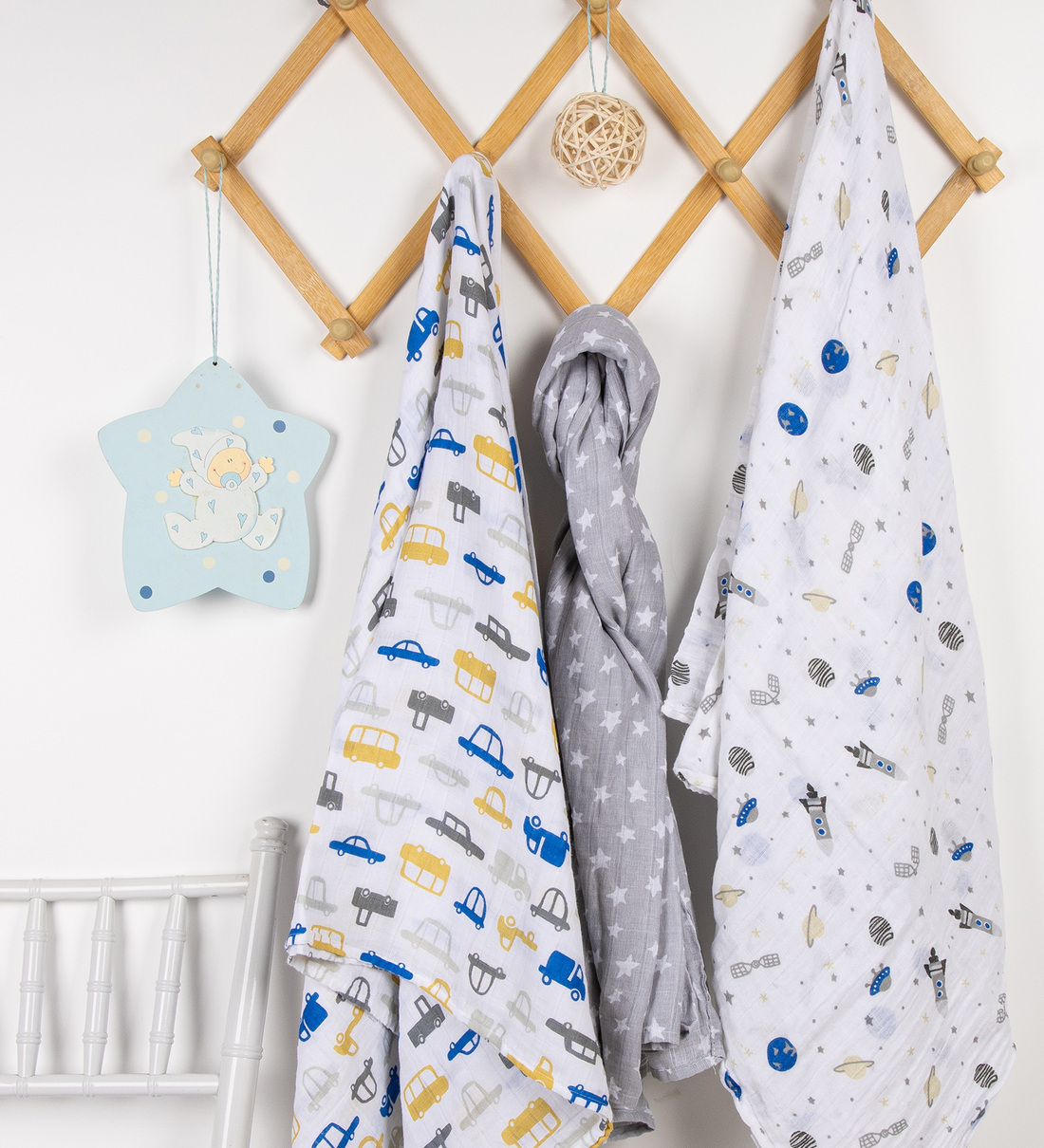 muslin swaddle set