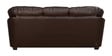 Adalia Leatherette 3 Seater Sofa In Brown Colour
