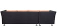 Iowa RHS 3 Seater Sofa with Lounger in Steel Grey Colour