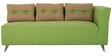 Iowa RHS 3 Seater Sofa with Lounger in Pear Green Colour