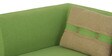 Iowa RHS 3 Seater Sofa with Lounger in Pear Green Colour