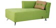 Iowa RHS 3 Seater Sofa with Lounger in Pear Green Colour