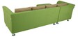 Iowa RHS 3 Seater Sofa with Lounger in Pear Green Colour