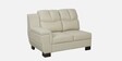 Agropoli Leatherette LHS Sectional Sofa (2 + Lounger) In Light Cream Colour