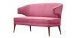 Adrian 2 Seater Sofa in Pink Colour