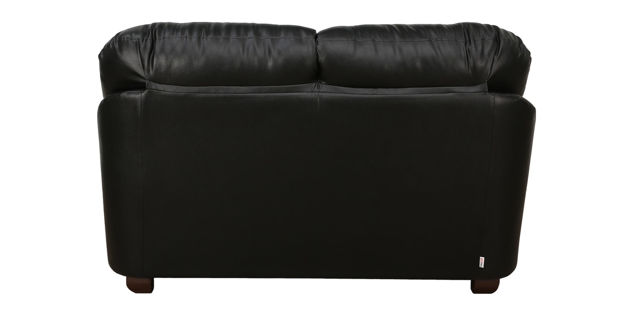 Buy Adalia Leatherette 2 Seater Sofa In Black By Casacraft Online Contemporary 2 Seater Sofas 6114