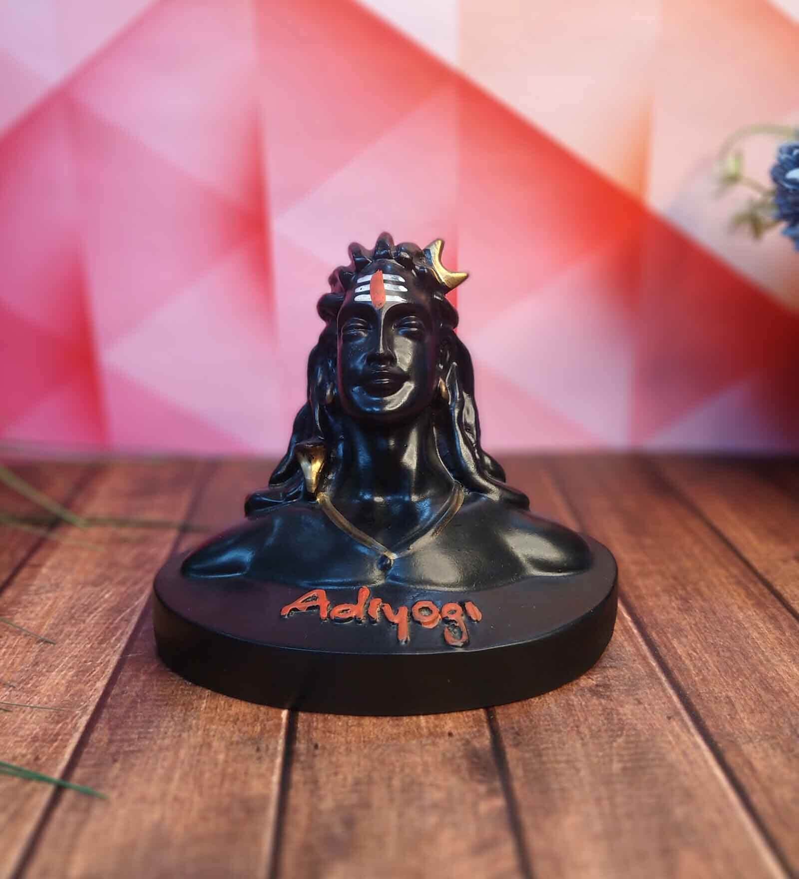 Adiyogi Multicolour Polyresin Statue