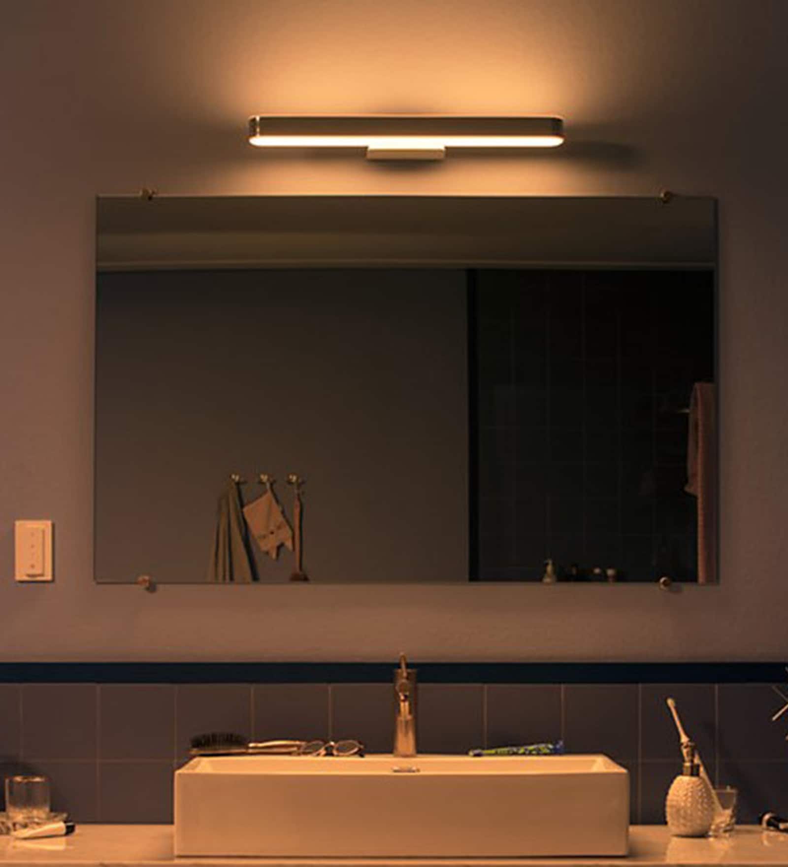 Kevin Chrome Aluminium Smart Lamp