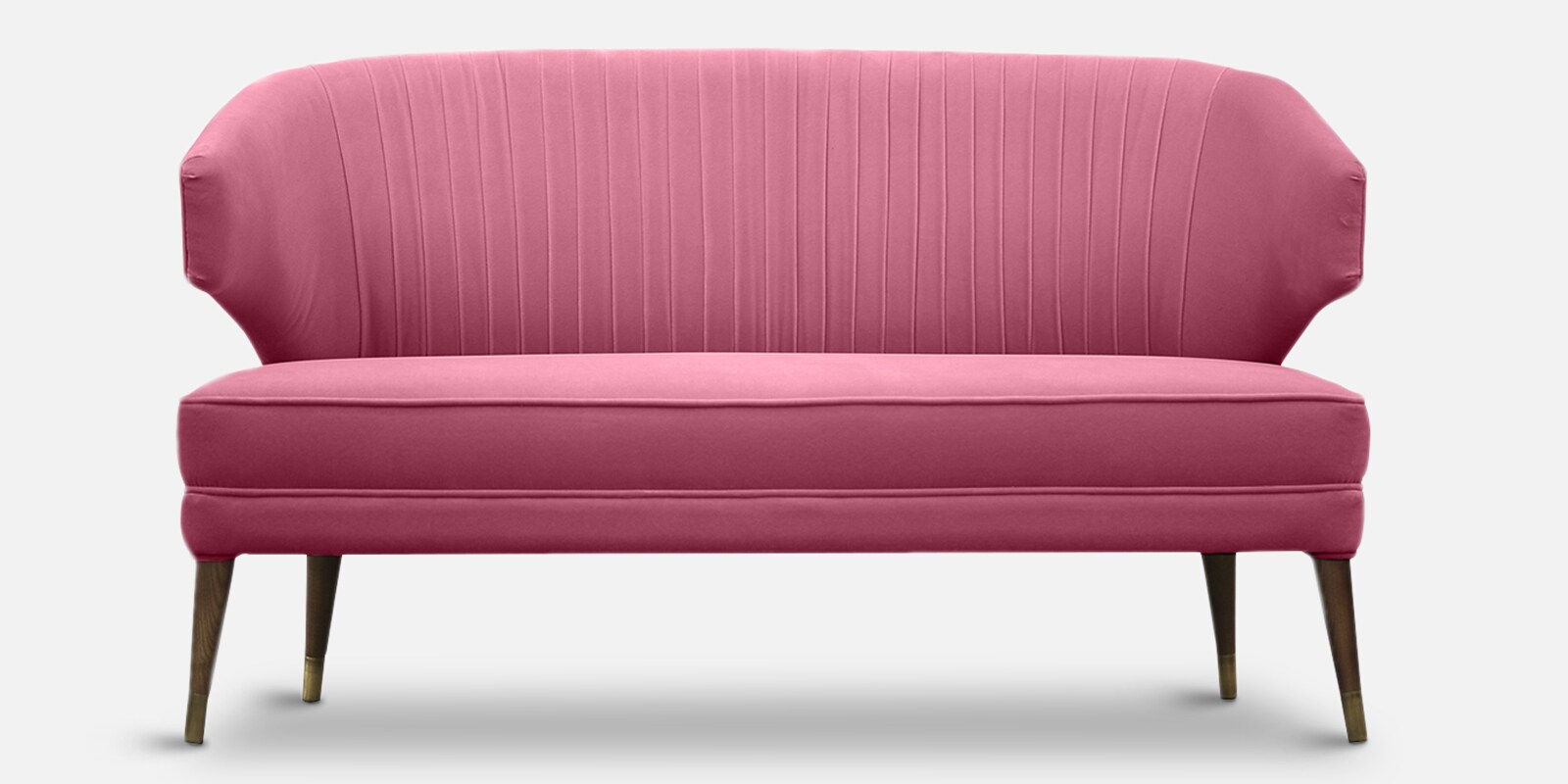 Adrian 2 Seater Sofa in Pink Colour