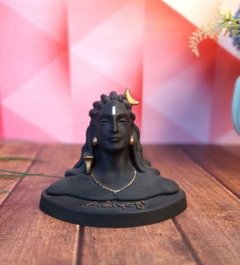Adiyogi Multicolour Polyresin Statue