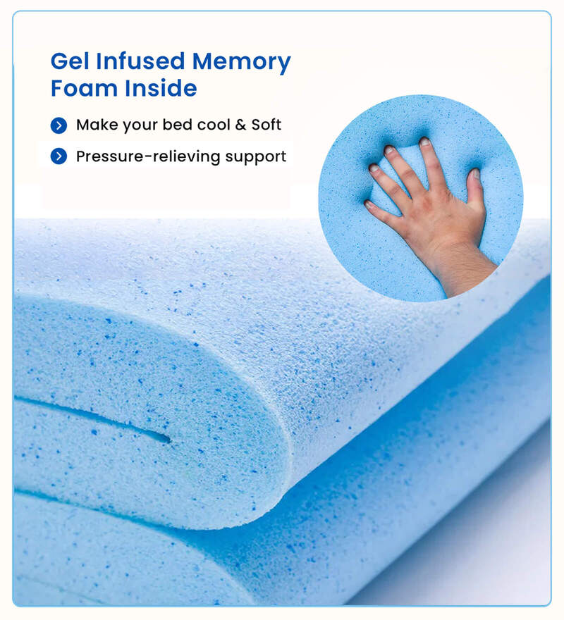 Buy Adaptive Copper Cooling Gel 5 Inches King Size Mattress by