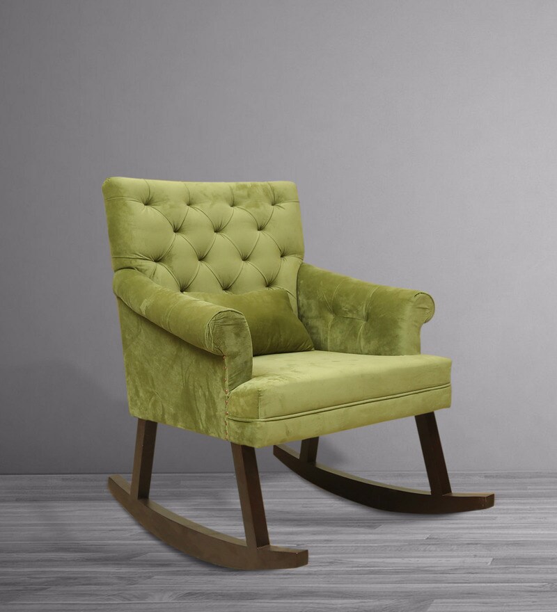 light green rocking chair