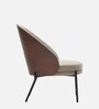 Adam Fabric Dining Chair In Beige Colour