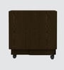 Adam 6 Seater Folding Table in Chiyoda Wenge Finish with Crockery unit & Storage