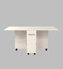 Adam 6 Seater Folding Table in Highland Pine Finish with Crockery unit & Storage