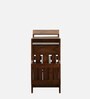 Agen Sheesham Wood Open Shoe Rack in Scratch Resistant Provincial Teak Finish