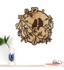 Adan Engineered Wood Brown Wall Clock
