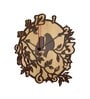 Adan Engineered Wood Brown Wall Clock