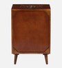 Adderley Solid Wood Bedside Table In Hand-Painted Multicolour With Premium Gloss finish