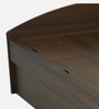 Addison Single Size Bed in Classic Walnut Finish with Box Storage