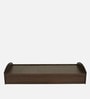 Addison Single Size Bed in Classic Walnut Finish with Box Storage