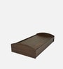 Addison Single Size Bed in Classic Walnut Finish with Box Storage