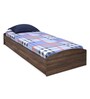 Addison Single Bed with Storage in Walnut Finish
