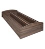 Addison Single Bed with Storage in Walnut Finish