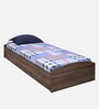 Addison Single Bed with Storage in Walnut Finish