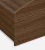 Addison Single Size Bed in Classic Walnut Finish with Box Storage