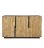 Addonizio Mango Wood 3 Door Sideboard In Dual Tone Finish