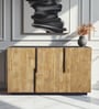 Addonizio Mango Wood 3 Door Sideboard In Dual Tone Finish