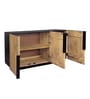 Addonizio Mango Wood 3 Door Sideboard In Dual Tone Finish