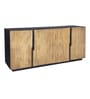Addonizio Mango Wood 4 Door Sideboard In Dual Tone Finish