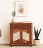 Adelaide Sheesham Wood 2 Door 2 Drawer Sideboard In Honey Oak Finish