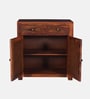 Adelaide Sheesham Wood 2 Door 2 Drawer Sideboard In Honey Oak Finish