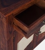Adelaide Sheesham Wood 2 Door 2 Drawer Sideboard In Honey Oak Finish