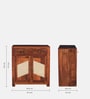 Adelaide Sheesham Wood 2 Door 2 Drawer Sideboard In Honey Oak Finish